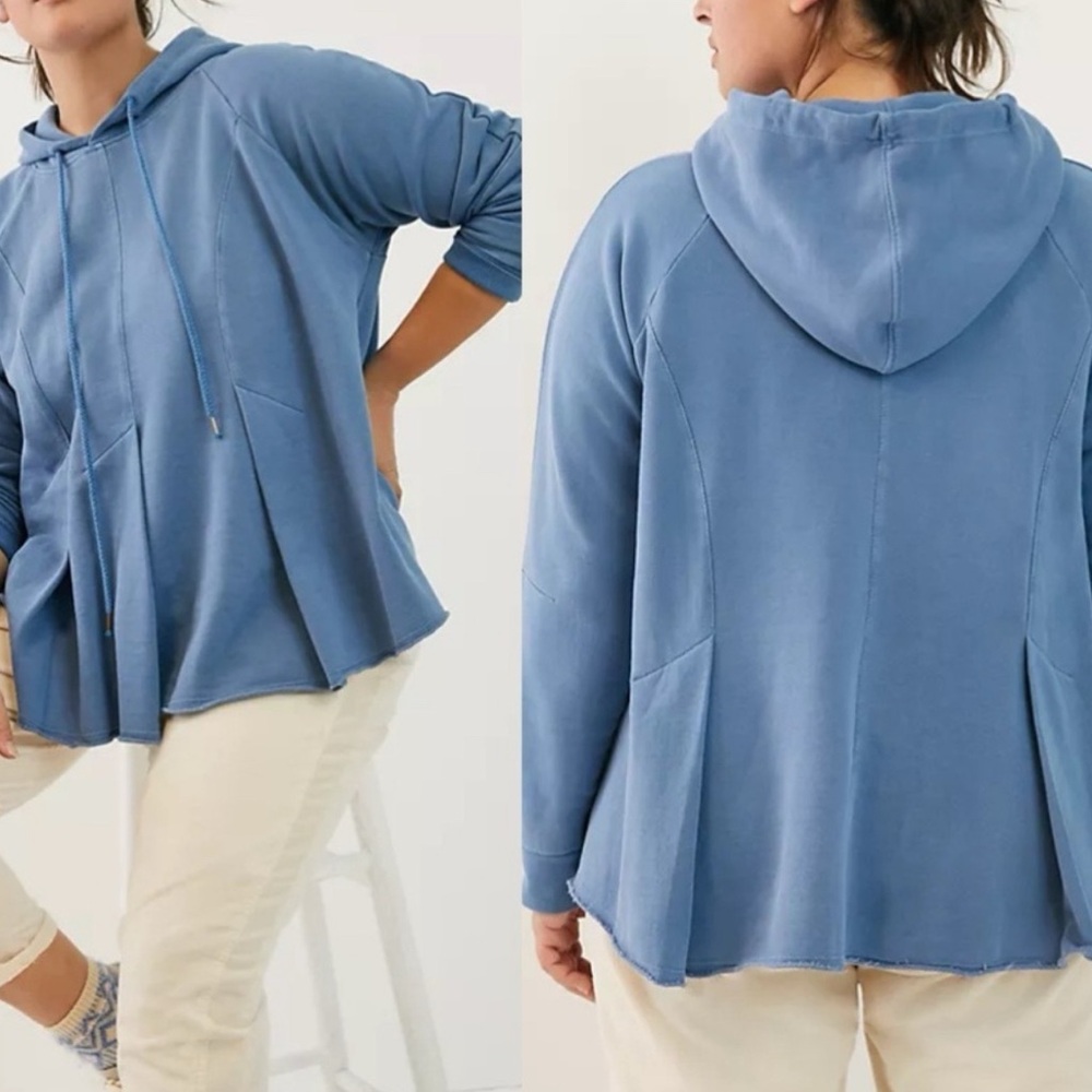 Pilcro By Anthropologie Flynn Hoodie Blue Size M